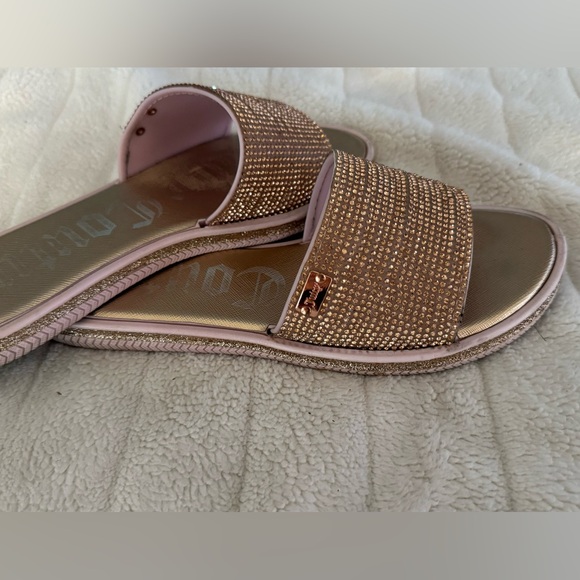 Juicy Couture Pink Sparkle Slides - Picture 4 of 7